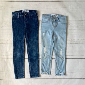 Two Pairs Old Navy Girls Jeggings